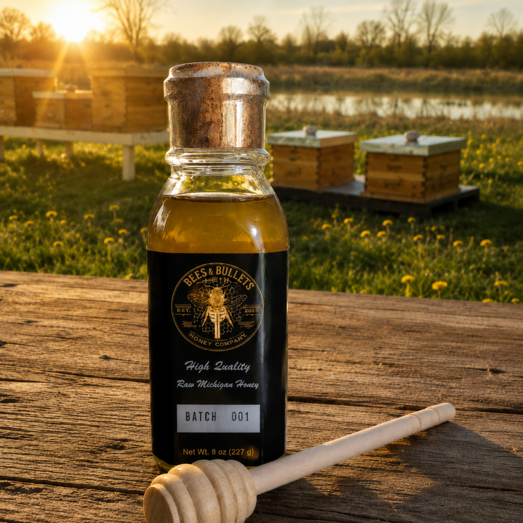 Raw Wildflower Honey 8 oz.