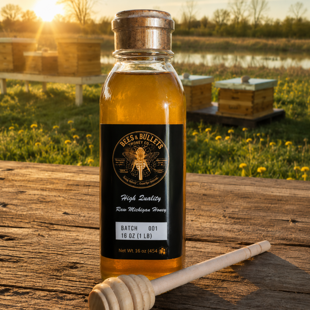 Raw Wildflower Honey 16 oz.